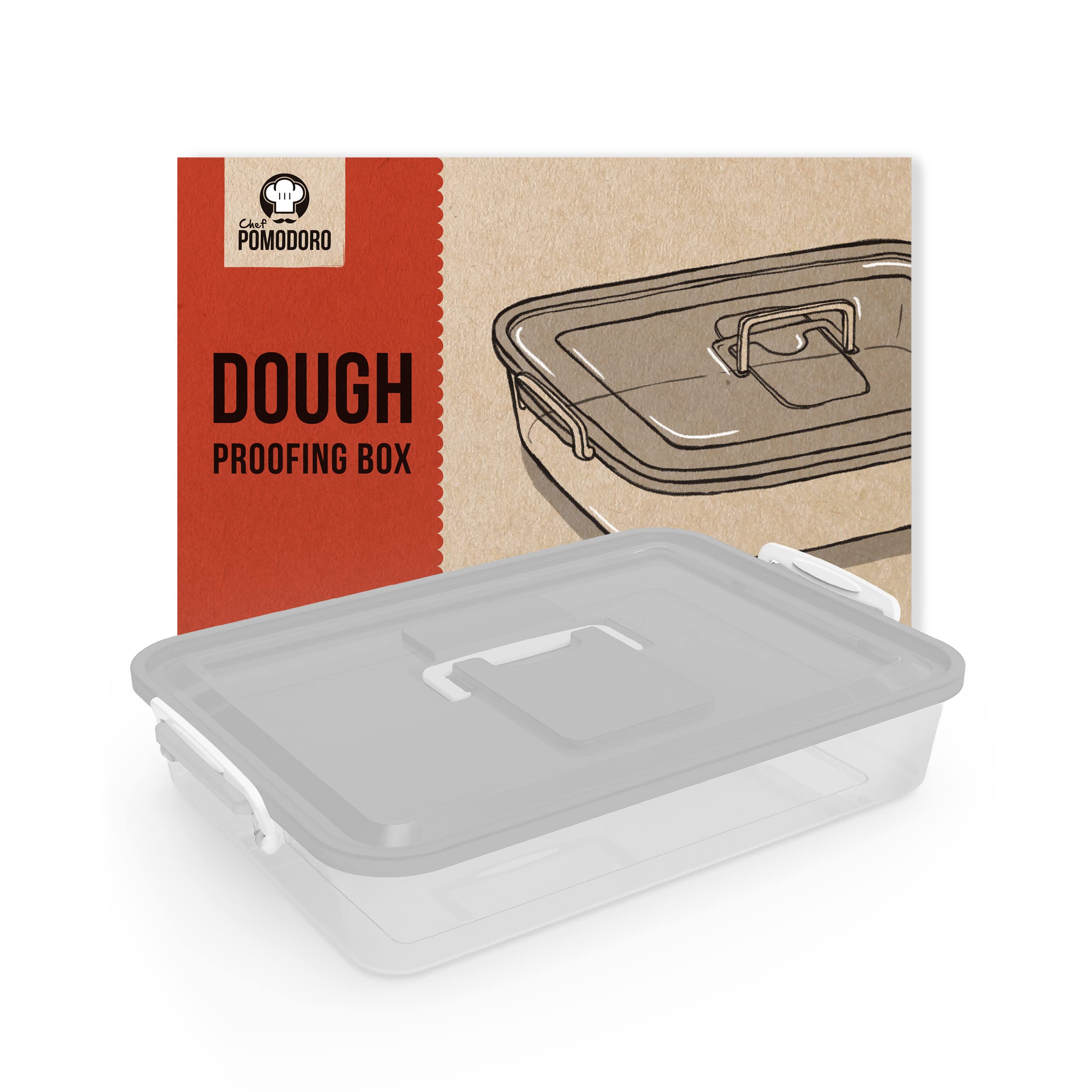 Amazon.com: Chef Pomodoro Pizza Dough Proofing Box, 14 x 11-Inch